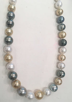 Multi Colored  South Sea Pearl Necklace