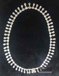 Platinum, hand-made Diamond Necklace