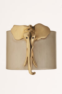 Sterling Silver & 14k Gold Elephant Bracelet