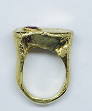 Load image into Gallery viewer, 14K Yellow Gold Green Tourmaline RING