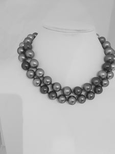 Necklace Black and Gray FWP Necklace