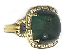 Load image into Gallery viewer, green tourmaline ring