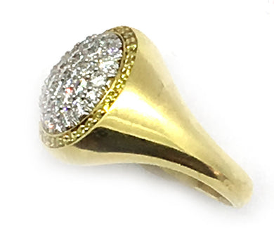 Mens Kurt Wayne Designed Pavé Diamond Ring