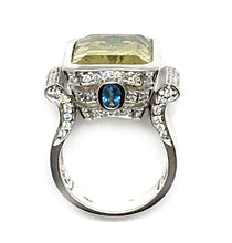Load image into Gallery viewer, Golden Citrine and Diamond Ring
