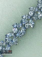 Load image into Gallery viewer, Platinum hand-made diamond bracelet